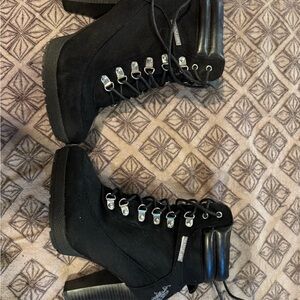 U.S. Polo Assn. Black Lace Up Boots